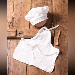 Baby Girl Solid Halter Top & Hat Photography Prop